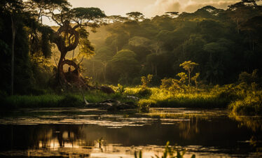 The Congo River and Rain Forest