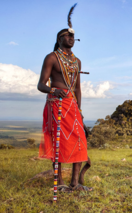 Image of a Masai man