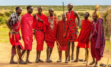 Masai Jumping in Kenya